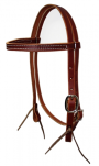 Berlin Custom Leather Pony Tack Browband Headstall